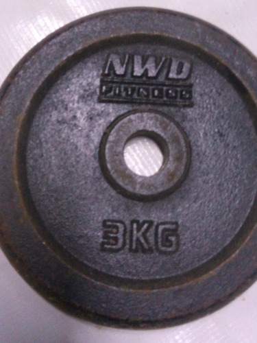 Disco De 3 Kilogramos Para Levantamiento De Pesas (Usado)