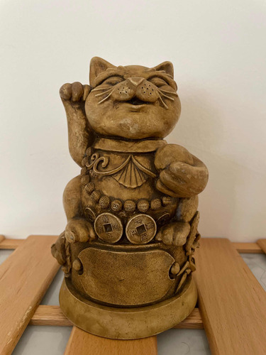 Estatuilla Para Trofeo Gato De La Suerte