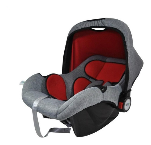 Bebê conforto Maxi Baby Double Face Mescla Cinza/Vermelho