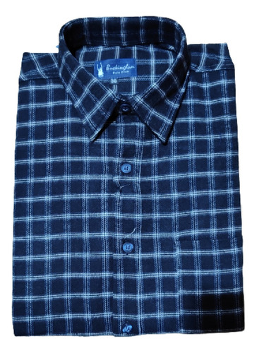 Camisa De Invierno Viyela Hombre Tipo Leñadora A Cuadros