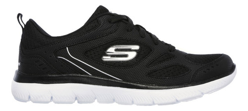 Zapatilla Skechers Mujer Summits Suited Negro