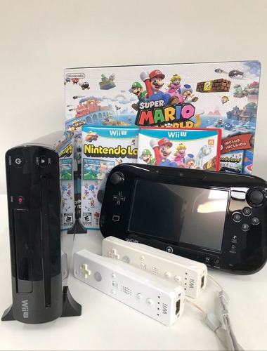 Nintendo Wii U Deluxe Set 32gb - Edição Mario+ Zelda Digital