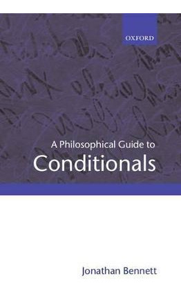 Libro A Philosophical Guide To Conditionals - Jonathan Be...