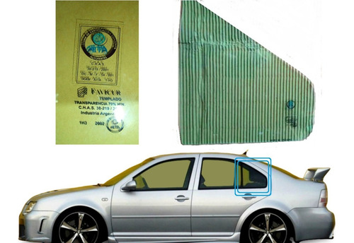 Cristal Ventilete Testigo Punto Ciego Vw Bora (izquierdo)