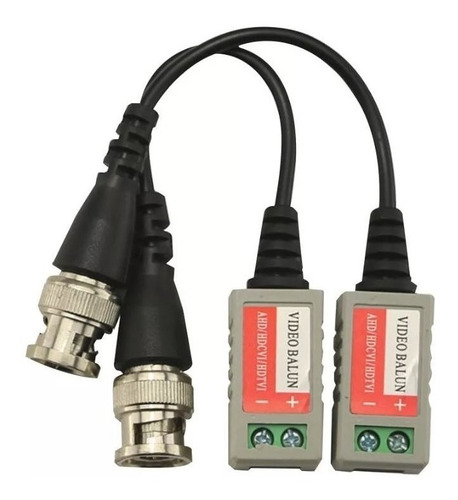 Balun Pasivo Cctv Camara Bnc A Cable Utp Par Bornera 1080p