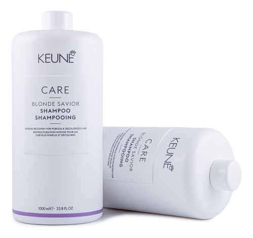 Keune Care Blonde Savior Shampoo 1lt Para Fios Descoloridos