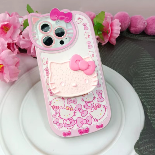 Funda Carcasa Iphone 15 - Hello Kitty Rosa Claro Hello Kitty