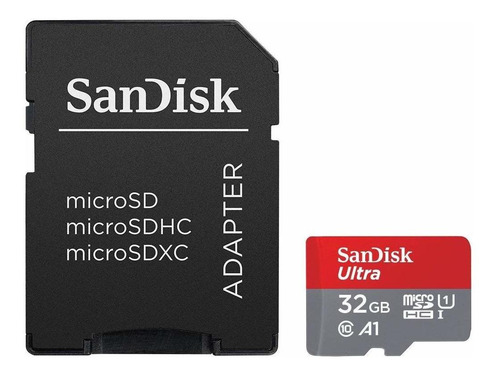 Imagen 3 de 6 de Tarjeta de memoria SanDisk SDSQUAR-032G-GN6MA Ultra con adaptador SD 32GB