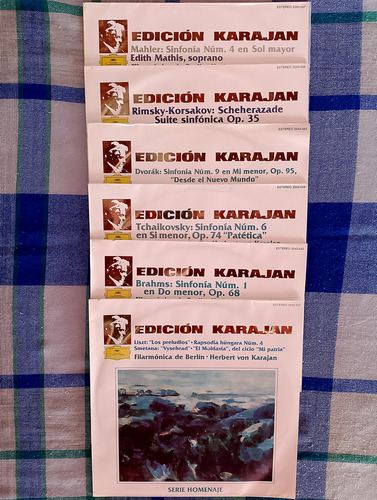 Coleccion Karajan/serie Homenaje/19 Lps Musica Clasica (Usado)