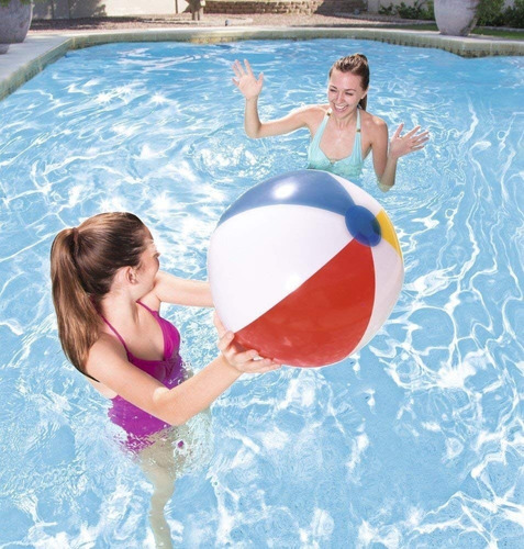 Imagen 4 de 4 de Pelota Playera Inflable Bestway 31021 Diametro 51 Cm.
