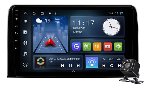 Zk Auto Estéreo Para Honda Crv 2017-2020 Cámara Gps Fm Bt