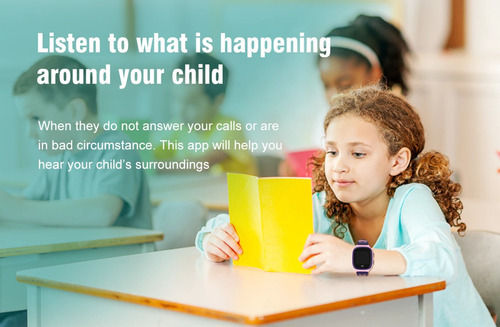 Imagen 4 de 10 de Smartwatch Reloj Lt31 Para Niños Rastreo Gps 4g Con Camara