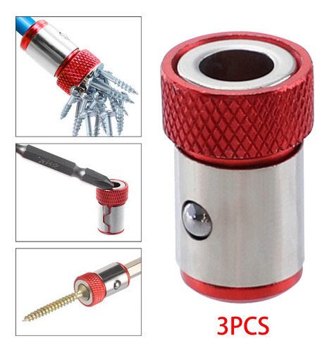 . Anillos Magnéticos Universales De 3 Uds. Anillos Rojo
