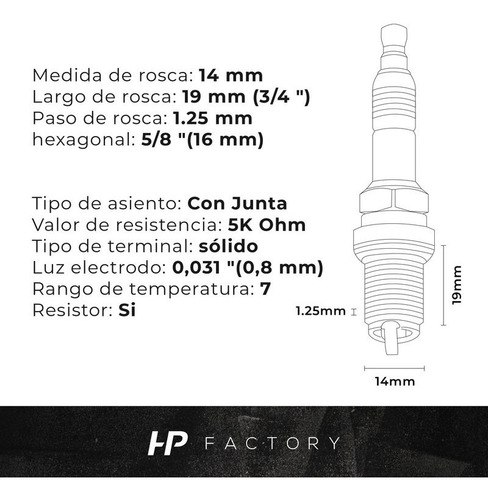 Imagen 4 de 10 de Bujía Iridium Grado 8 Bkr8eix Ngk X 4 Unidades
