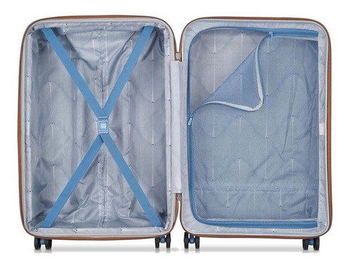 Mala média expansível de 70 cm. Delsey Freestyle Color Aero Blue
