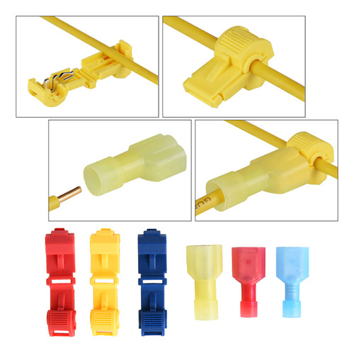 Conector De Cable Tipo T, Terminal De Crimpado Rápido Y Empa
