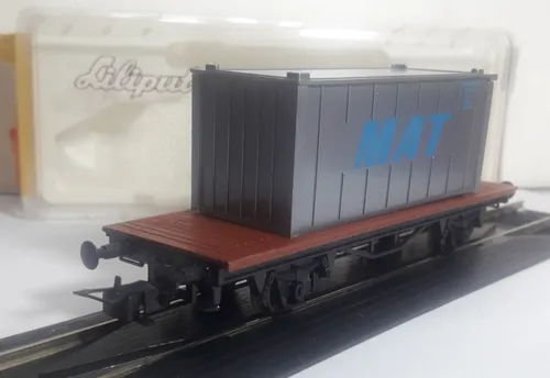 (d_t) Liliput Vagon Playo Con Container 203 11 Usado (Usado)