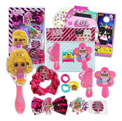 Lol Doll Hair Accessories Set Para Niñas - 7 Pc Bundle Con L