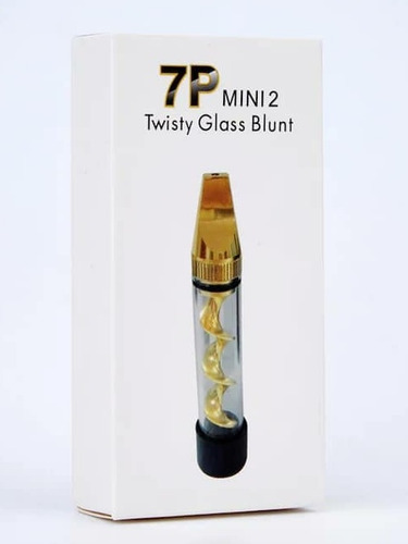 Imagen 3 de 5 de Pipa Vidrio Metal Mini Glass Blunt
