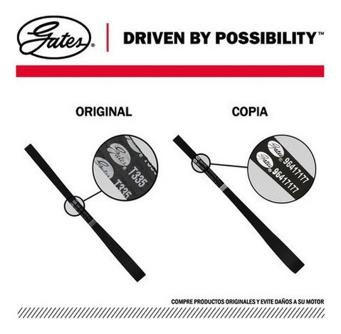 Kit Tiempo Toyota Corolla1.8 2001 16v 7afe Pantallita Gates
