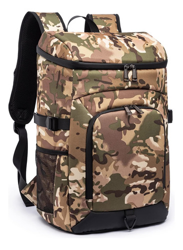 Laripwit Camo Backpack Cooler 40 Latas Mochila Térmica Grand