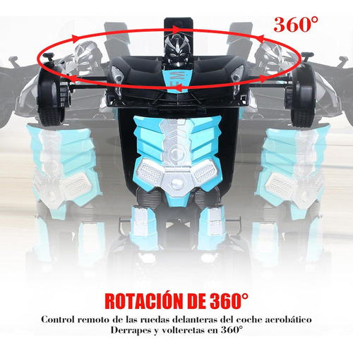 Niños Coche Rc Robot Transformable Carro De Control Remoto