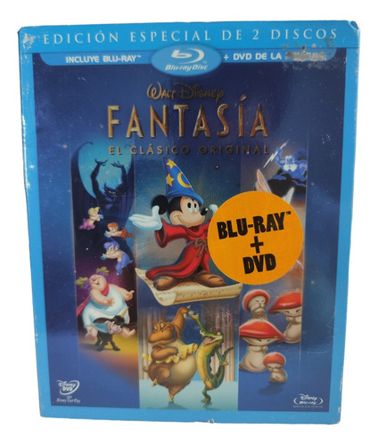 Fantasía Bluray Y Dvd Original Disney 