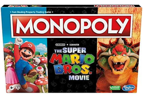 Juego Monopoly Super Mario Bros La Película Hasbro Gaming ;o