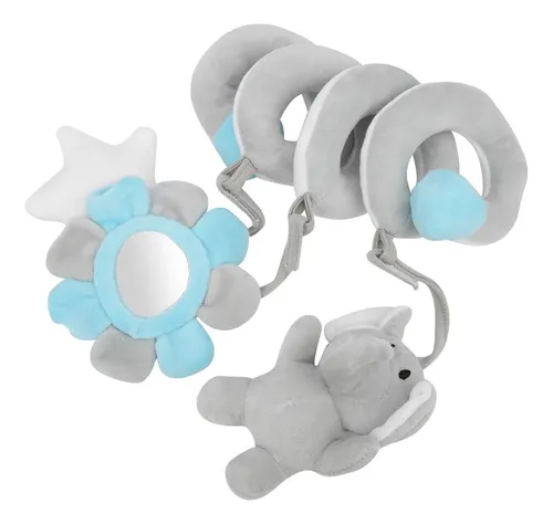 Juguete Colgante Espiral Para Cochecito Con Sonido - Peluche De Actividades Sensoriales Para Bebés Recién Nacidos, Estimulación Temprana