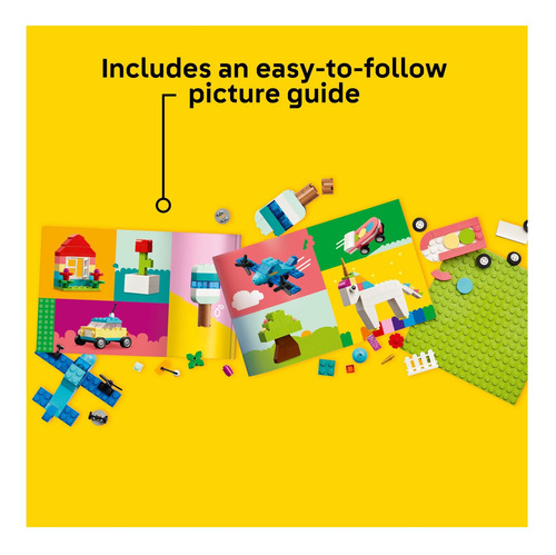 Caja De Ladrillos Lego Classic Vibrant Creative, Juguete Par