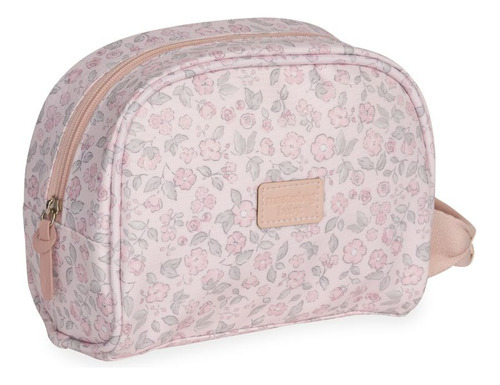 Necessaire Para Bebê Maternidade Liberty - Masterbag Baby Cor Cinza Desenho do tecido Liso