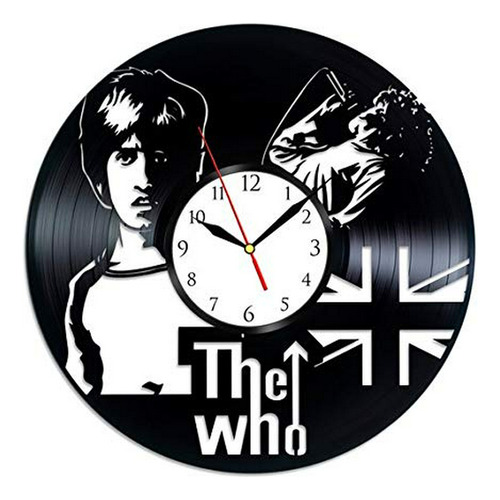 Goodidea Art The Who Reloj De Pared Con Disco De Vinilo, The