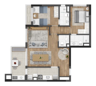 Imagem 25 de 30 de Apartamento À Venda No Bairro Vila Yara - Osasco/sp - O-9440-18628