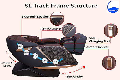 Sillón De Masajes Zero Gravity 3d Shiatsu Alivio Inteligente