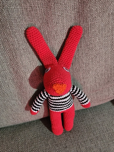Amigurumi Del Personaje Juan Carlos Bodoque De 31 Minutos (Usado)