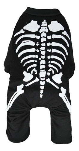Disfraz De Esqueleto De Perro De Halloween, Traje De Xl