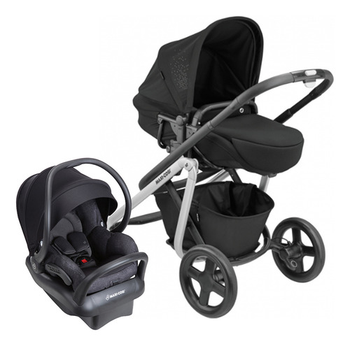 Coche Travel System Lila Nomad Black/mico Max Maxi-cosi Color Negro