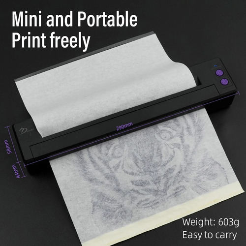 P19-impressora De Stencil Para Tatuagens Portátil Sem Fios