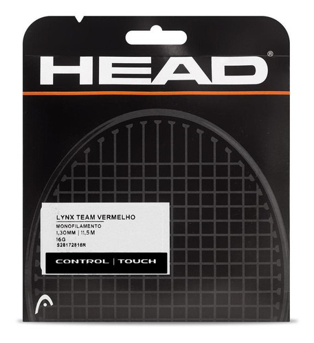 Corda Head Lynx Team Vermelha 16l 1.30mm - Set Individual