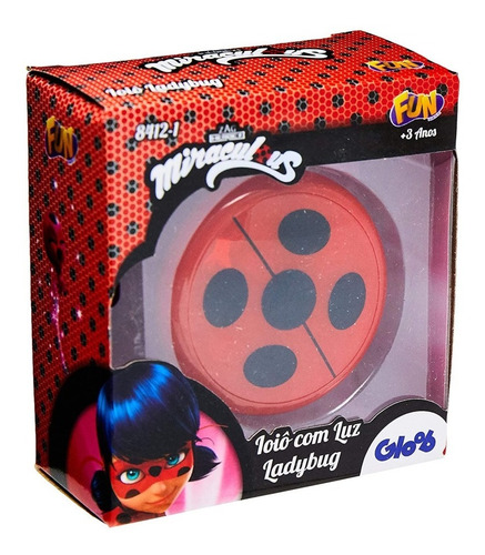 Yoyo Ladybug Miraculous con Light Lady Bug Ioio