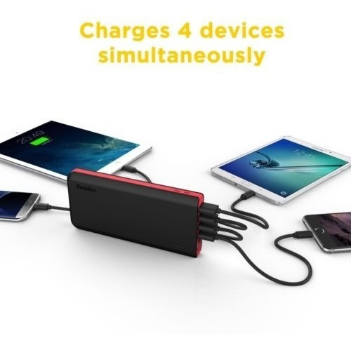 Easyacc 20000mah Power Bank Cargador De Batería Externo Port