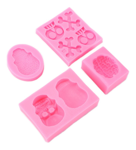 Moldes Para Fondant De Halloween, Resistentes A Altas Temper