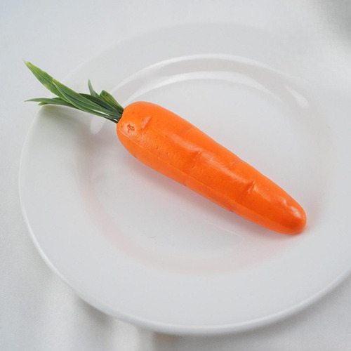 20 Piezas De Simulación De Zanahorias De Pascua, Mini