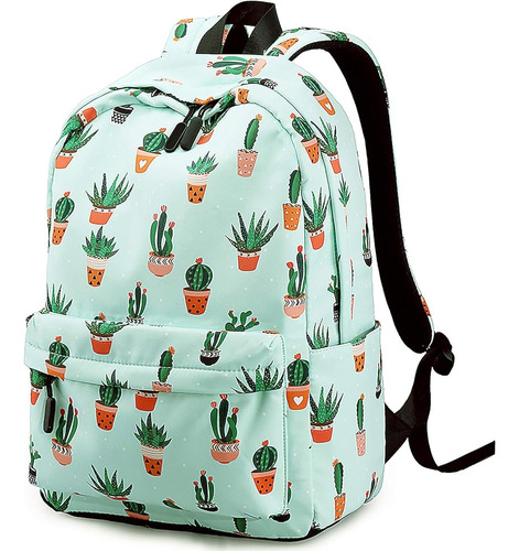 Mochilas Escolares Xinveen Para La Universidad, Cactus Mochi