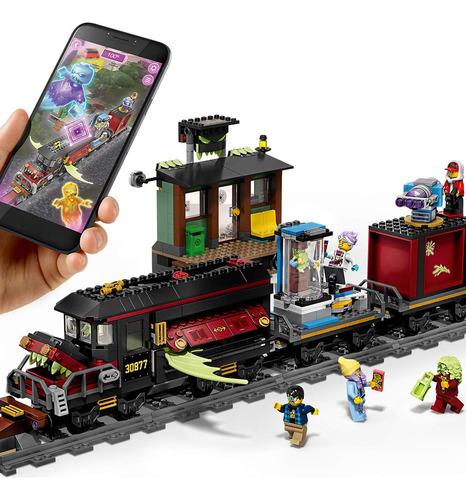 Kit De Construcción Lego Hidden Side Ghost Train Express 704