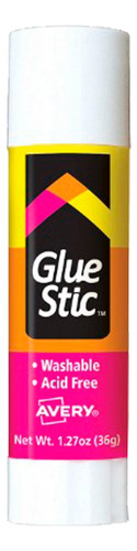 Adhesivo Pegamento En Barra 36 Grs. Blanco Glue Stic Avery