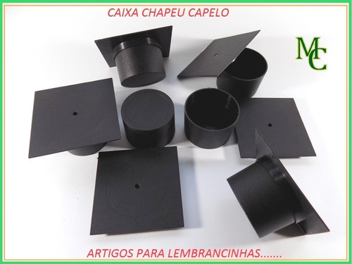 Imagem 2 de 3 de Caixa Chapéu Capelo 200 Pçs (não Acompanha Tassel)
