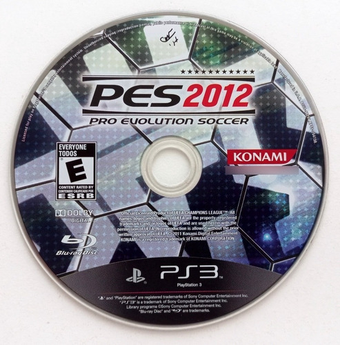 Pes Pro Evolution Soccer 2012 Ps3 (Reacondicionado)