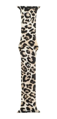 Correa Para Apple Watch Quality Soft Silicone Animal Print