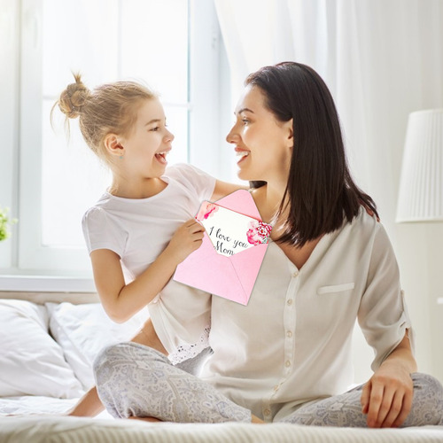 Tarjeta De Felicitación Creativa Para El Día De La Madre Con